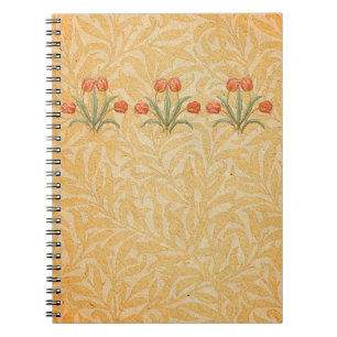 Cuaderno Colección de pintura vintage de tulipanes Morris