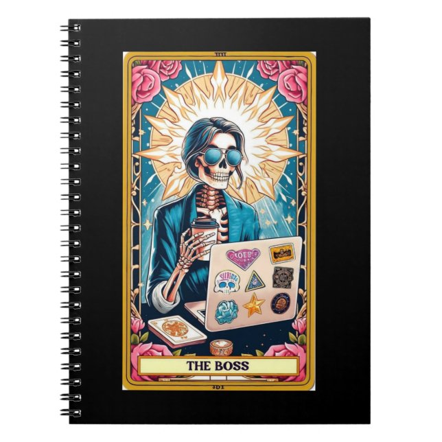 Cuaderno Colección de portátiles Boss Tarot Card (Frente)