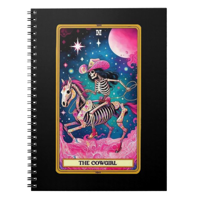 Cuaderno Colección de portátiles con tarjeta Tarot de Cowgi (Frente)