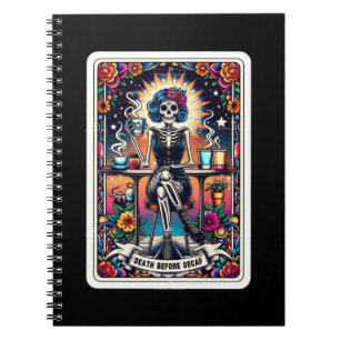 Cuaderno Colección de portátiles con tarjeta Tarot Decaf De