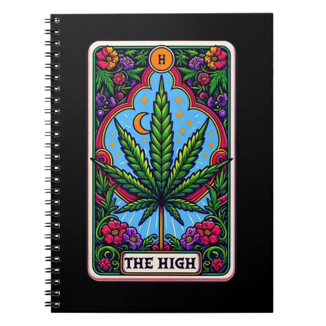 Cuaderno Colección de portátiles de tarjeta Tarot alta (Frente)