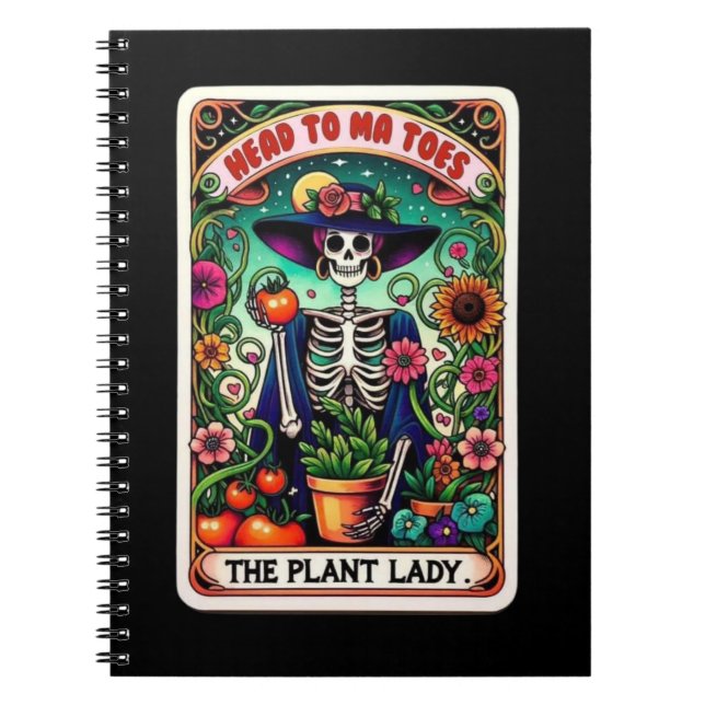 Cuaderno Colección de portátiles de tarjetas de la planta L (Frente)