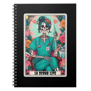 Cuaderno Colección de portátiles La Scrub Life Tarot Card