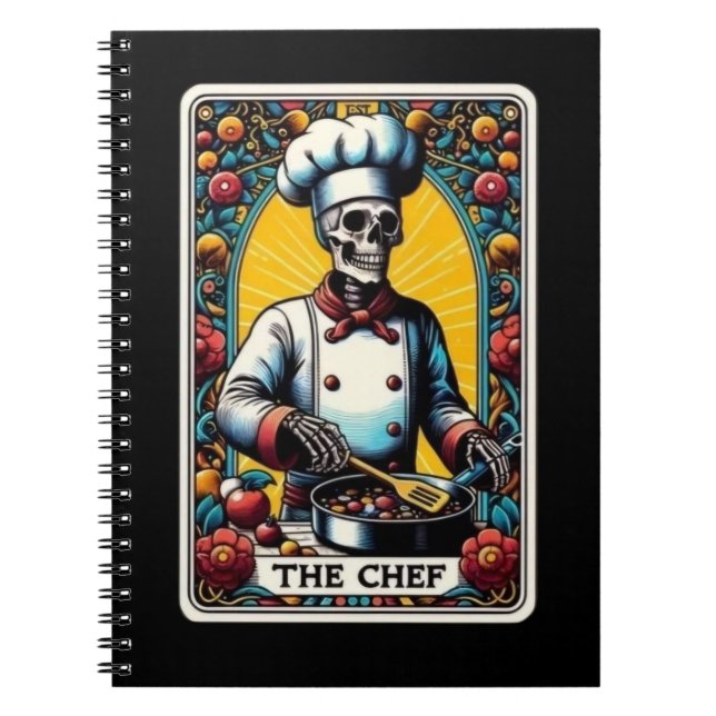 Cuaderno Colección de portátiles Tarot Chef (Frente)