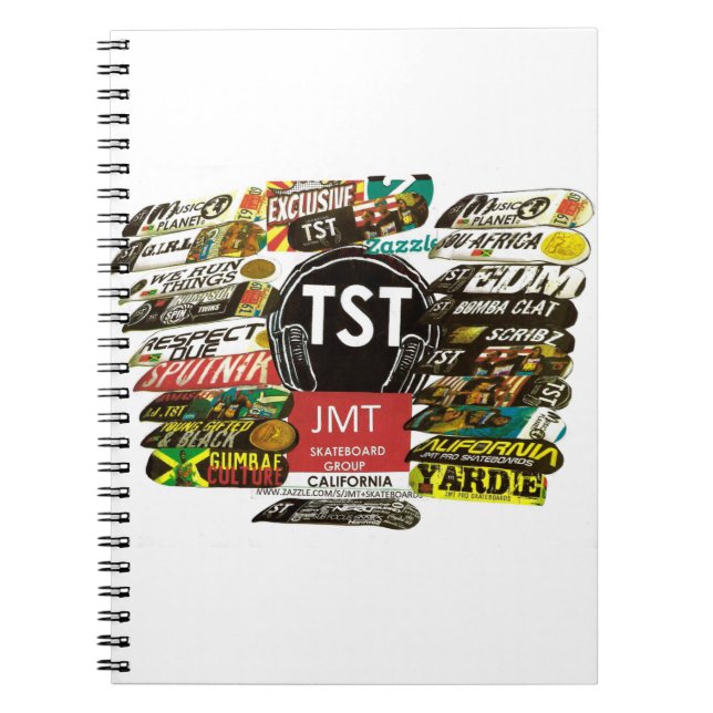 Cuaderno Colección de Skateboard de Merchandise de TST Ange (Frente)