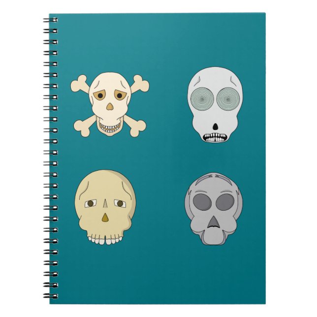 Cuaderno Colección de Skulls Adorable (Frente)