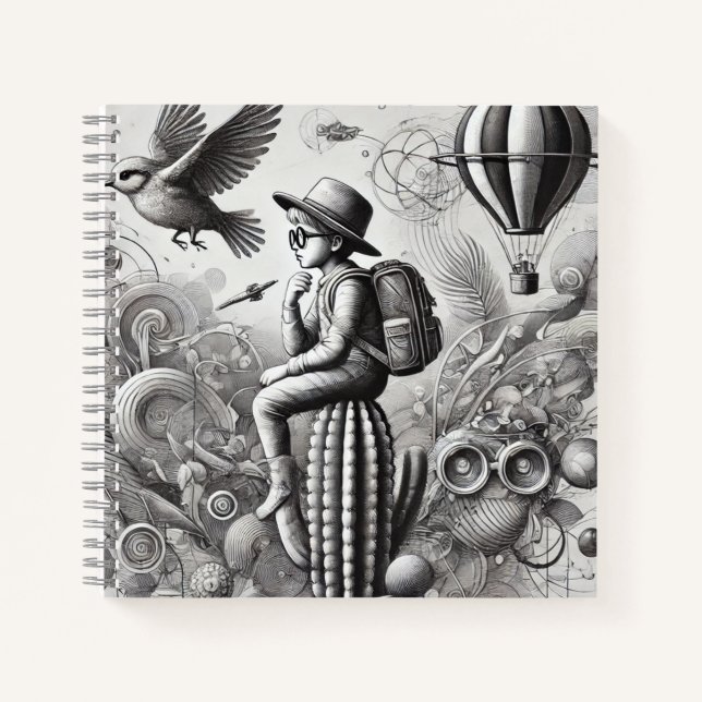 Cuaderno "Colección de surrealismo monocromo" (Anverso)