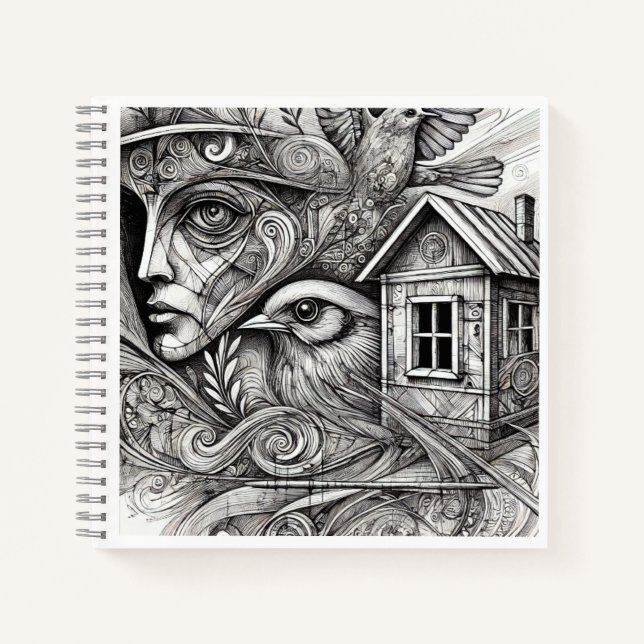 Cuaderno "Colección de surrealismo monocromo" 2 (Anverso)