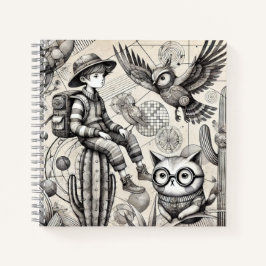 Cuaderno "Colección de surrealismo monocromo" 4