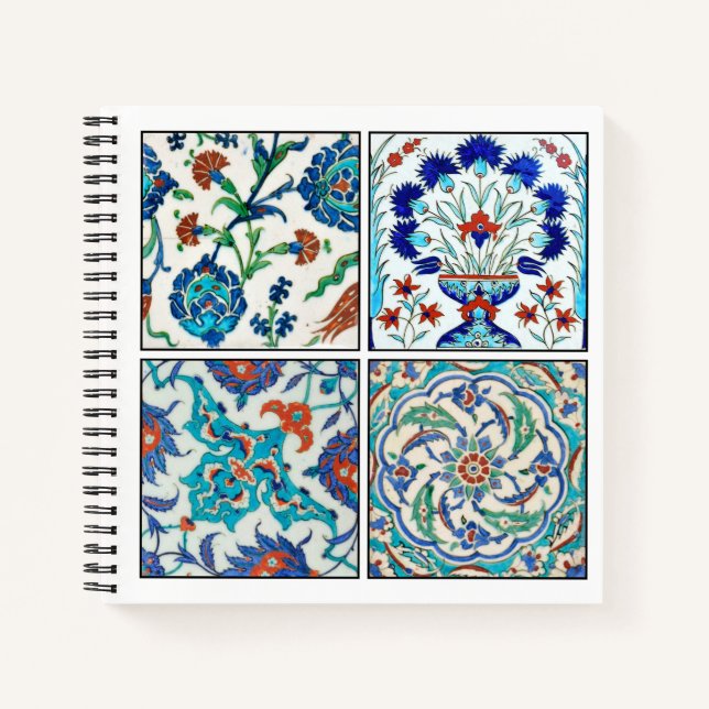 Cuaderno Colección de tejas turcas (Anverso)
