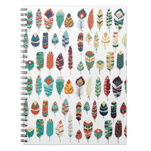 Cuaderno Colección de traza de mano étnica de la tribu bo