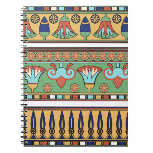 Cuaderno Colección de vintage de ornamento egipcio