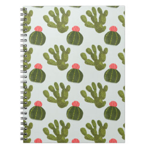 Cuaderno Colección Llamarama  Patrón de cactus de corte