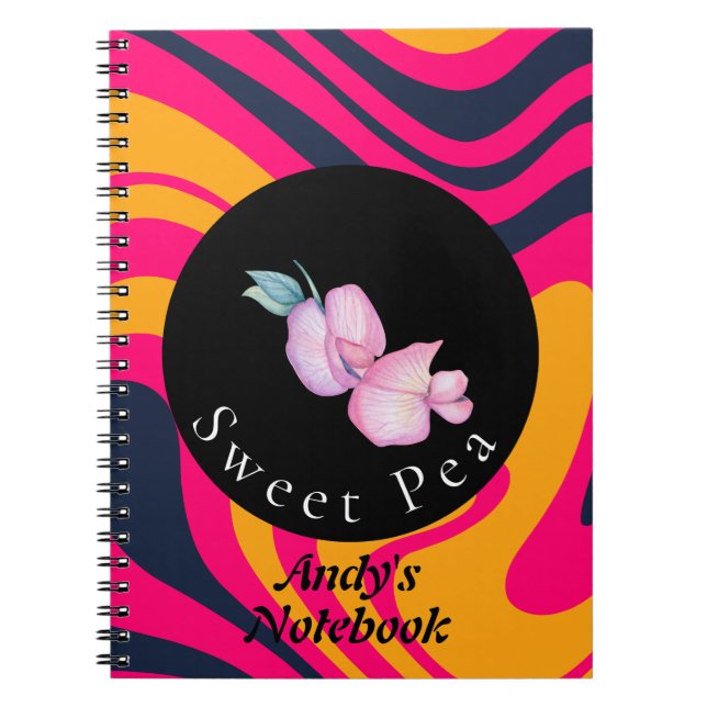 Cuaderno Colección personalizada de la naturaleza de la flo (Frente)