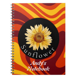 Cuaderno Colección personalizada de la naturaleza girasol