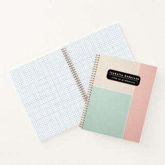Cuaderno Colección Popular Abstract Blush Rosa Menta
