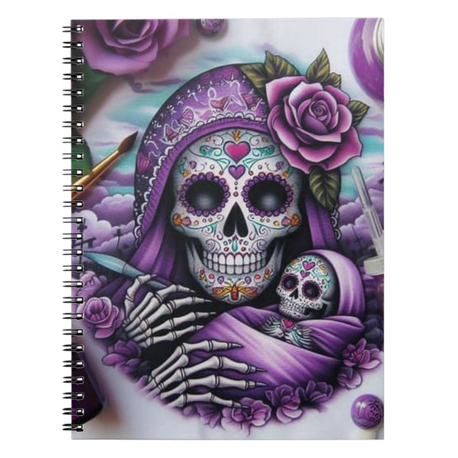 Cuaderno Colección Sugar Skull Mama (Frente)