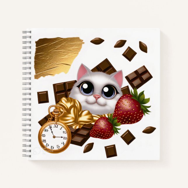 Cuaderno "Colección Time, Tratos y Whiskers" (Anverso)