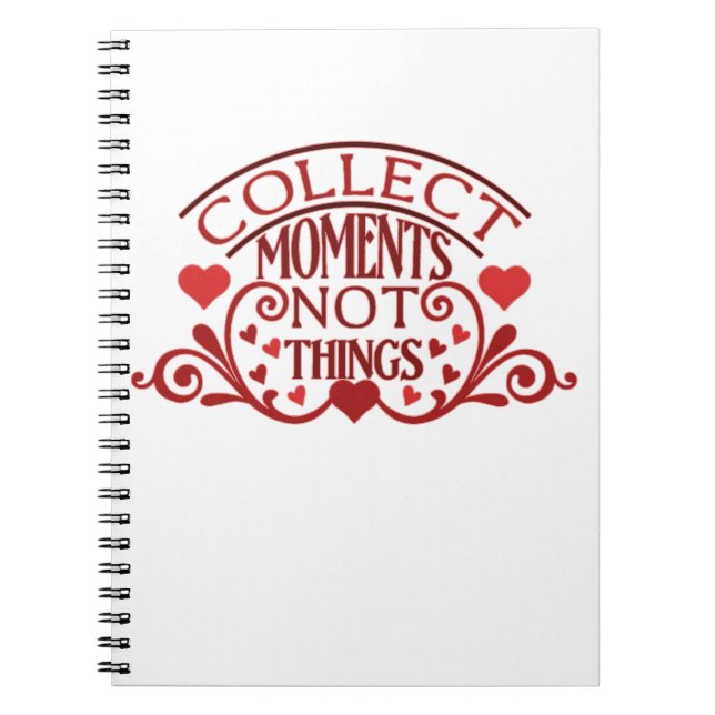 Cuaderno Colecciona Momentos No Cosas (Frente)
