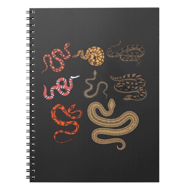 Cuaderno Coleccionista de reptiles cazadores de serpientes: (Frente)