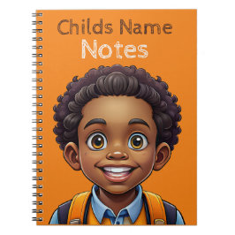 Cuaderno Colegio africano con notas de mochila