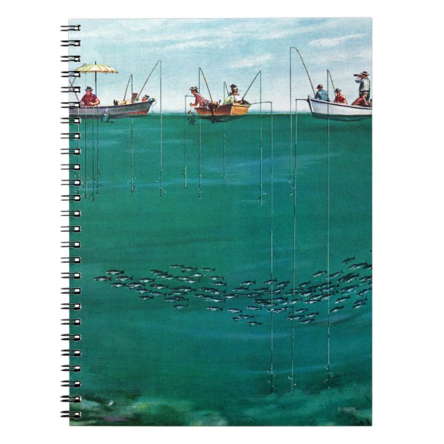 Cuaderno Colegio de peces entre líneas de Thornton Utz (Frente)