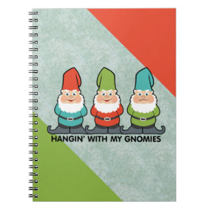 Cuaderno Colgando con mis homies de gnomos