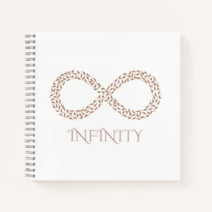 Cuaderno Colgante de pared con símbolo de infinito de hojas