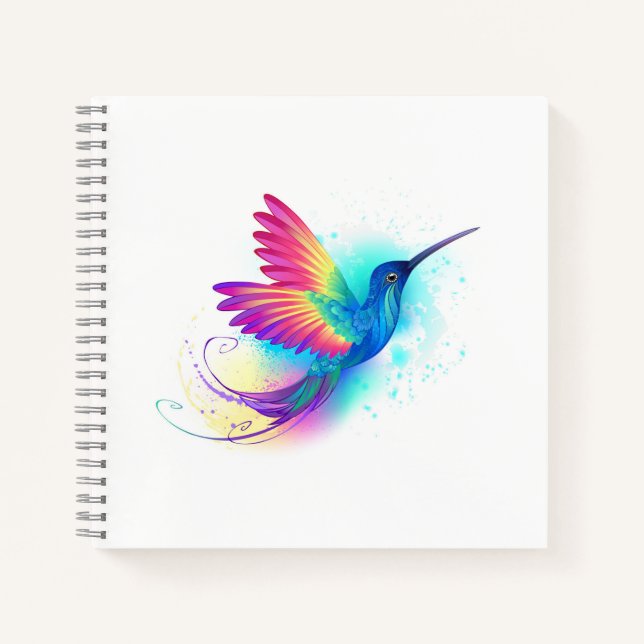 Cuaderno Colibrí arcoiris exótica (Anverso)