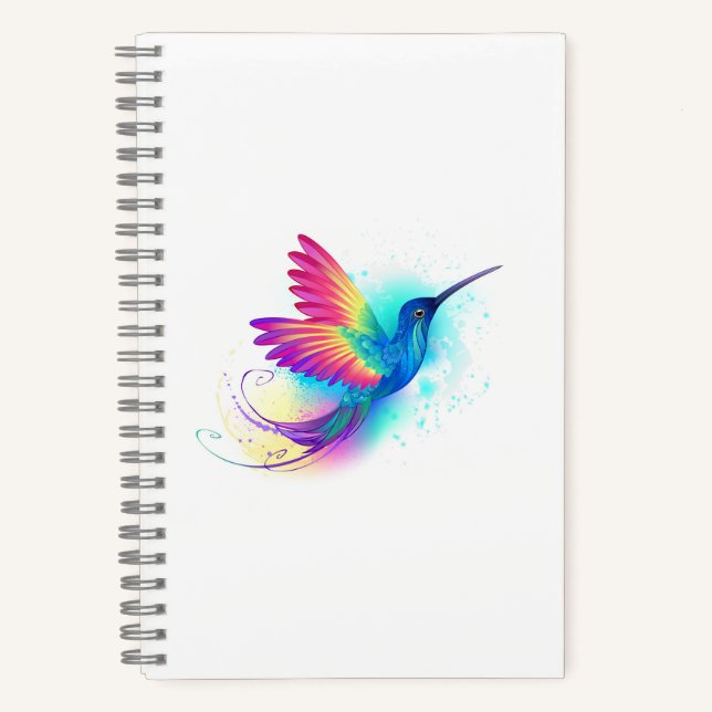 Cuaderno Colibrí arcoiris exótica (Anverso)
