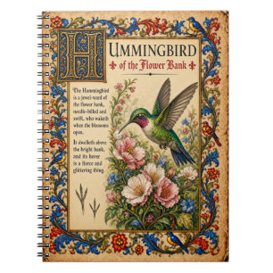 Cuaderno Colibrí, Arte de Bestiario Medieval