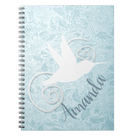 Cuaderno Colibrí de corte de brillo