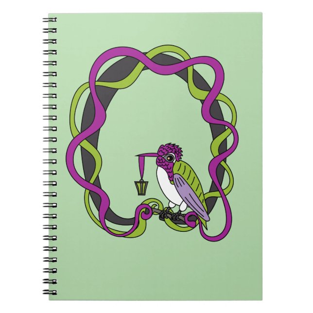 Cuaderno colibrí de Costa  (Frente)