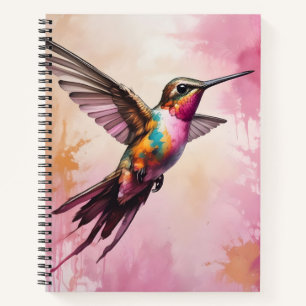 Cuaderno Colibrí Rosa