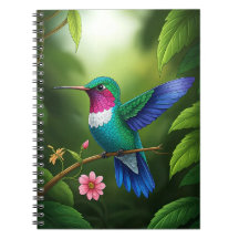 Colibrí Vibrante Entre Hojas