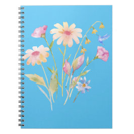 Cuaderno Colibrí y flores silvestres