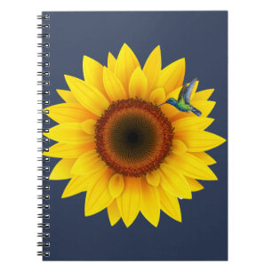 Cuaderno Colibrí y girasol