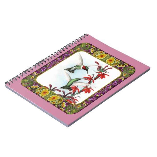 Cuaderno Colibríes y Flores #5 (Lado Izquierdo)