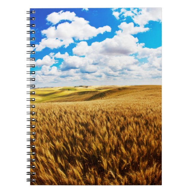 Cuaderno Colinas onduladas de trigo maduro (Frente)