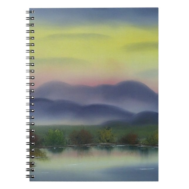 Cuaderno Colinas púrpuras (Frente)