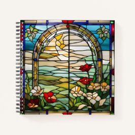 Cuaderno Colinas rodantes de vidrio teñido