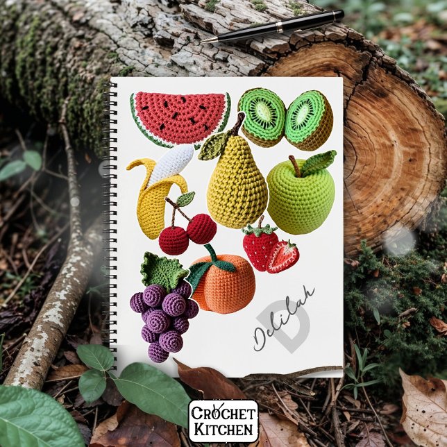 Cuaderno Collage artístico moderno de frutas con cruces de  (Subido por el creador)