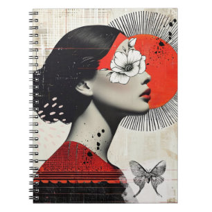 Cuaderno Collage con Moth Diario de bloc de notas