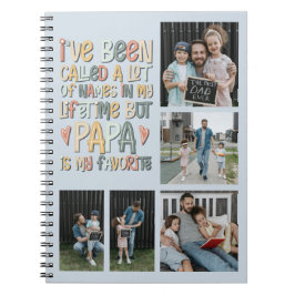 Cuaderno Collage de 5 fotos del Día del Padre