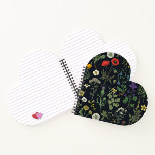 Cuaderno Collage de flores silvestres