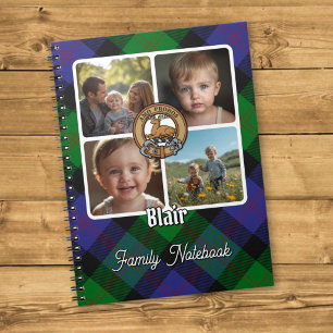 Cuaderno Collage de Fotos de la Familia Blair