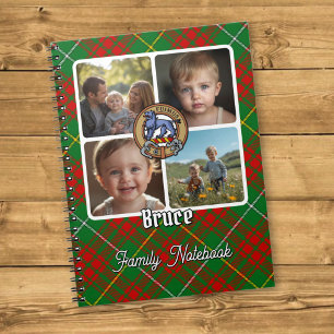 Cuaderno Collage de fotos de la familia Bruce