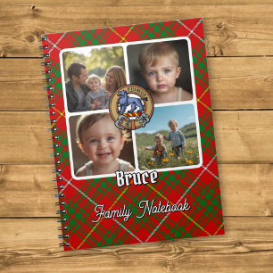 Cuaderno Collage de fotos de la familia Bruce