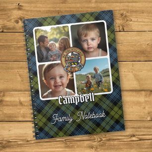 Cuaderno Collage de fotos de la familia Campbell