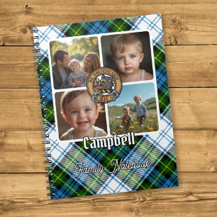Cuaderno Collage de fotos de la familia Campbell